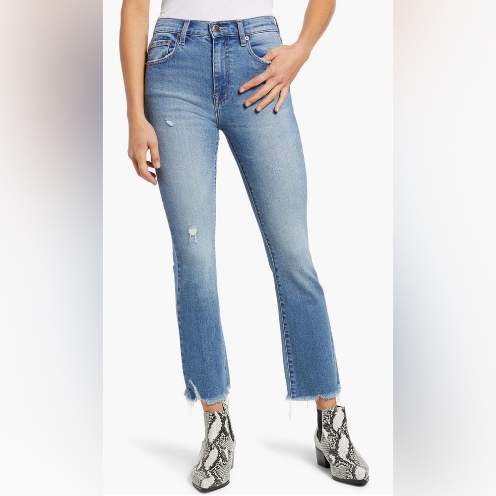 Pistola High Waist Cropped Bootcut Jeans